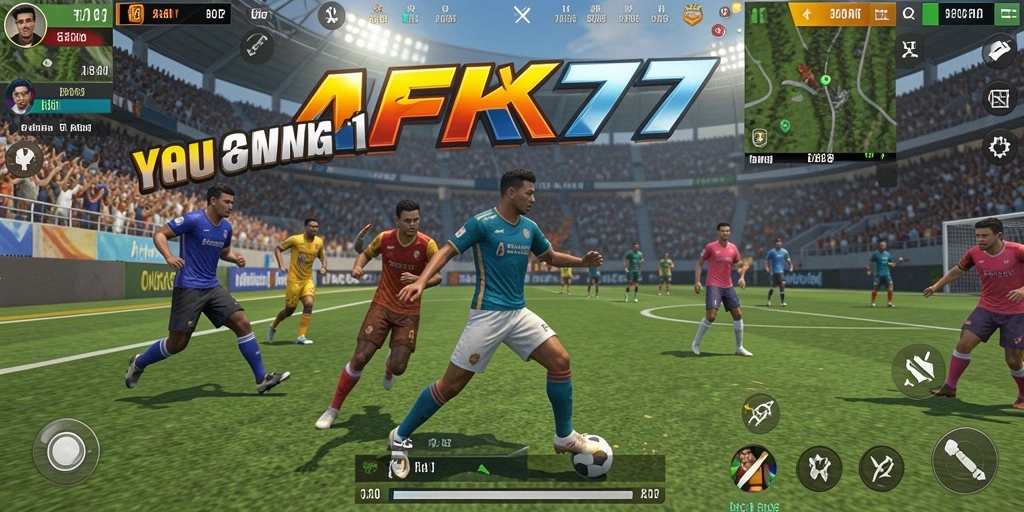 Gameplay seru dalam AFK77 dengan aksi olahraga yang menegangkan.