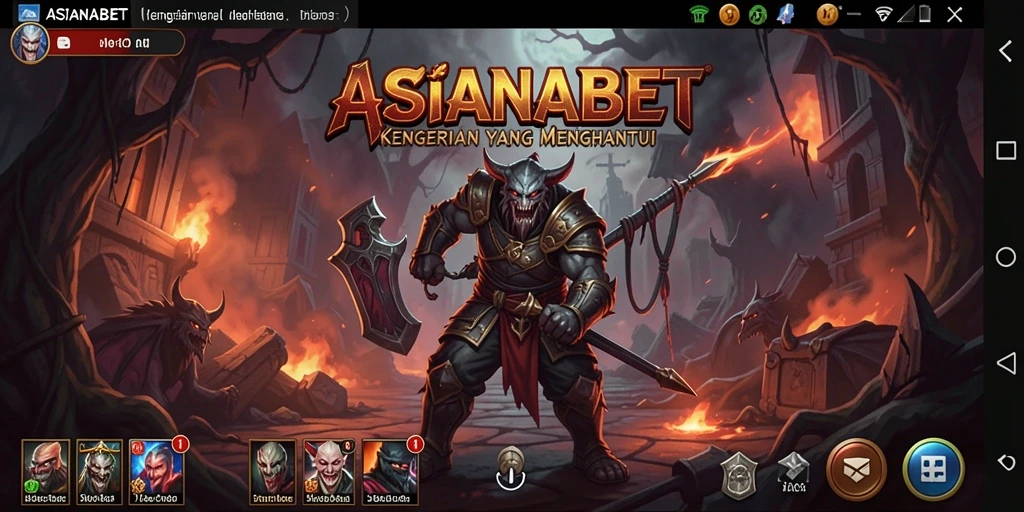 Tampilan gameplay horor menegangkan di ASIANABET.