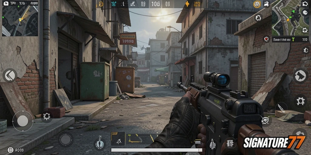 Gameplay mendebarkan dengan grafis yang menakjubkan dalam SIGNATURE77.