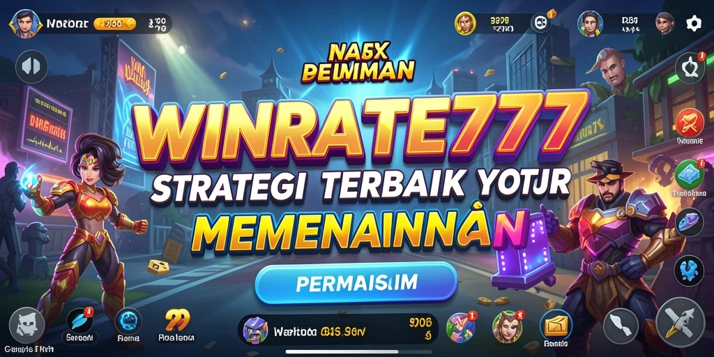 Tampilan gameplay menarik dari WINRATE777 dengan berbagai taktik strategis.